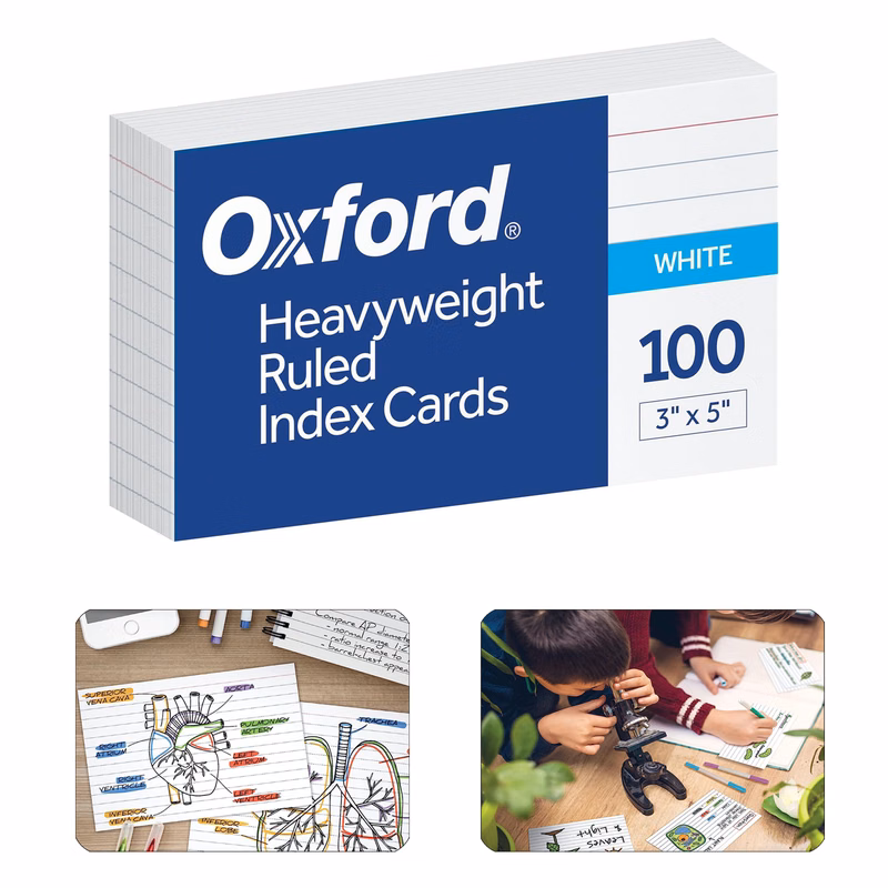 Ruled Index Cards