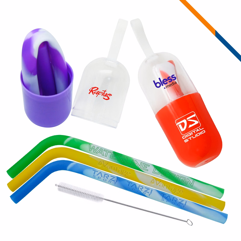 Aquatic Silicone Straw