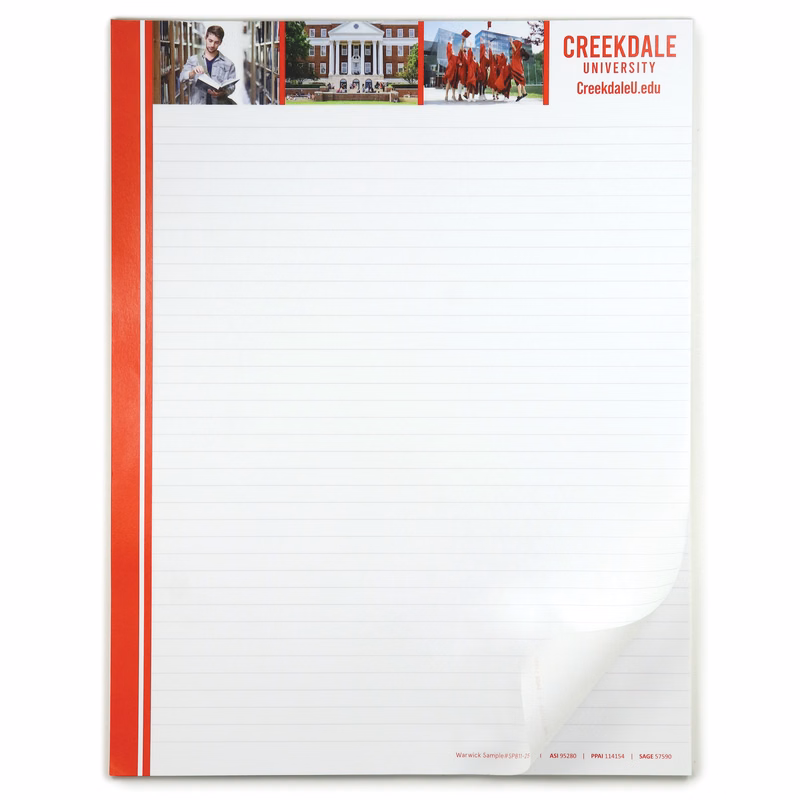 8.5" x 11" Scratch Pad - 25 Sheet w/Bleed