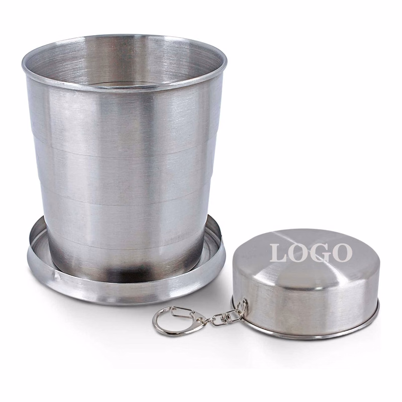 5 oz Stainless Steel Folding Camping Cup
