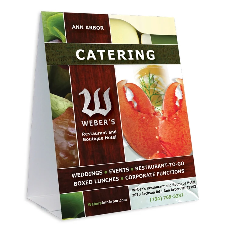 Table Tent - 4 1/4" x 5 1/2" 1