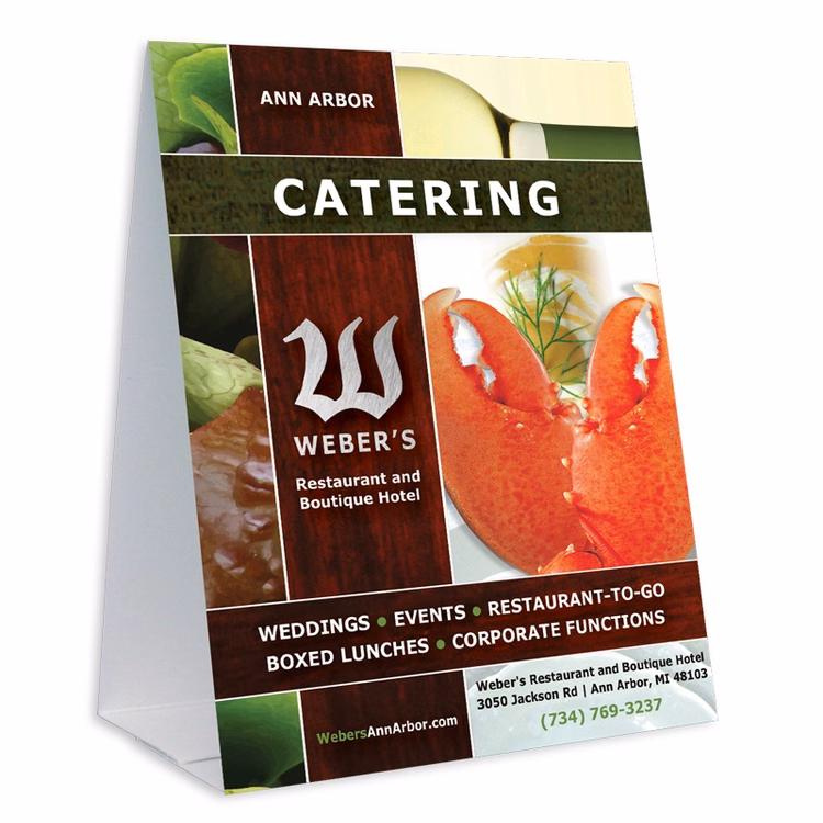 Table Tent - 4 1/4" x 5 1/2"