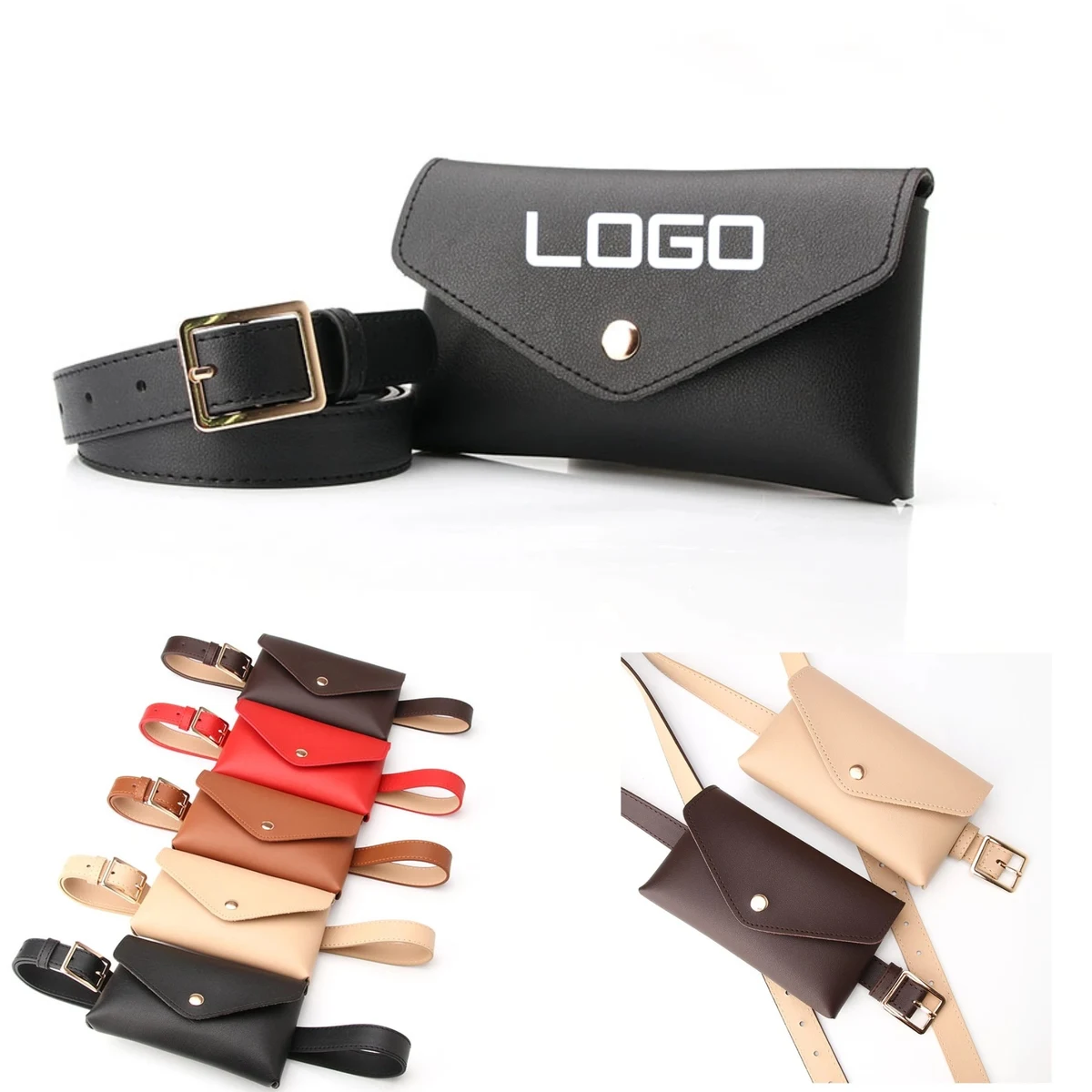 PU Leather Adjustable Fanny Pack 1