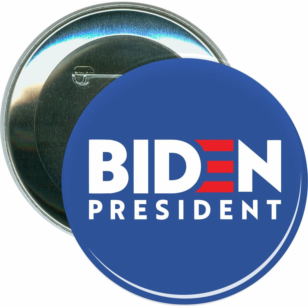 Biden 2020, Biden President, Political Button 1