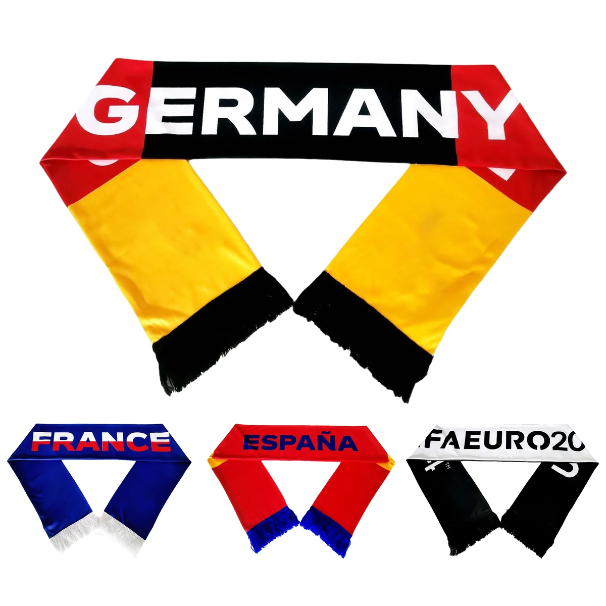 Customizable Football Club Scarf With Tassels 1