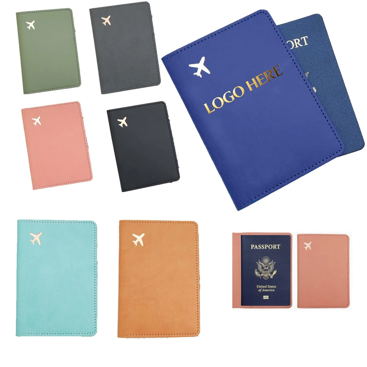 Custom Travel Document Holder with Passport Slot 1