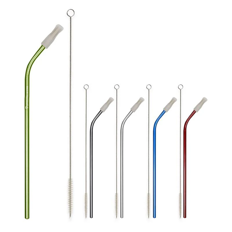 Bent Stainless Steel Straw 1