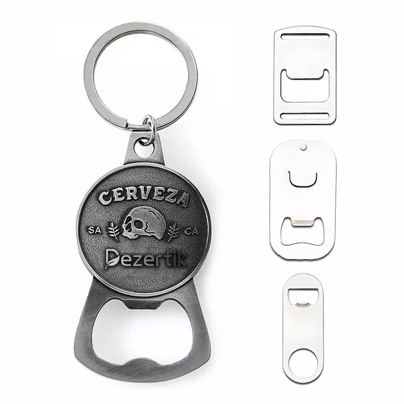 Painted Double-Sided Three-Dimensional Metal Bottle Opener