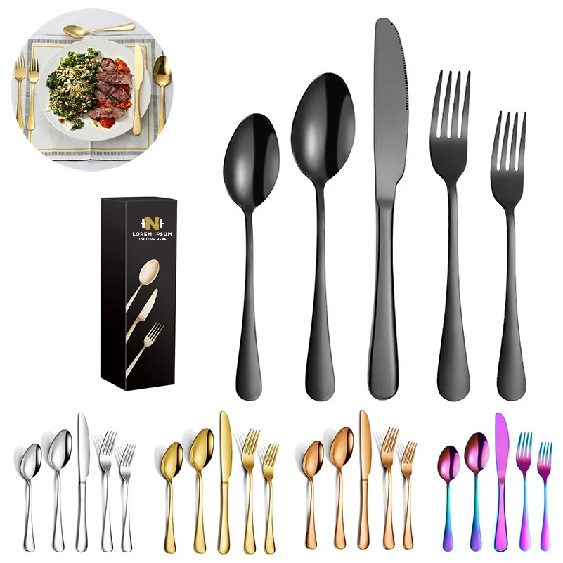 20 PCS Set for Stainless Steel Tableware Cutlery Set 1