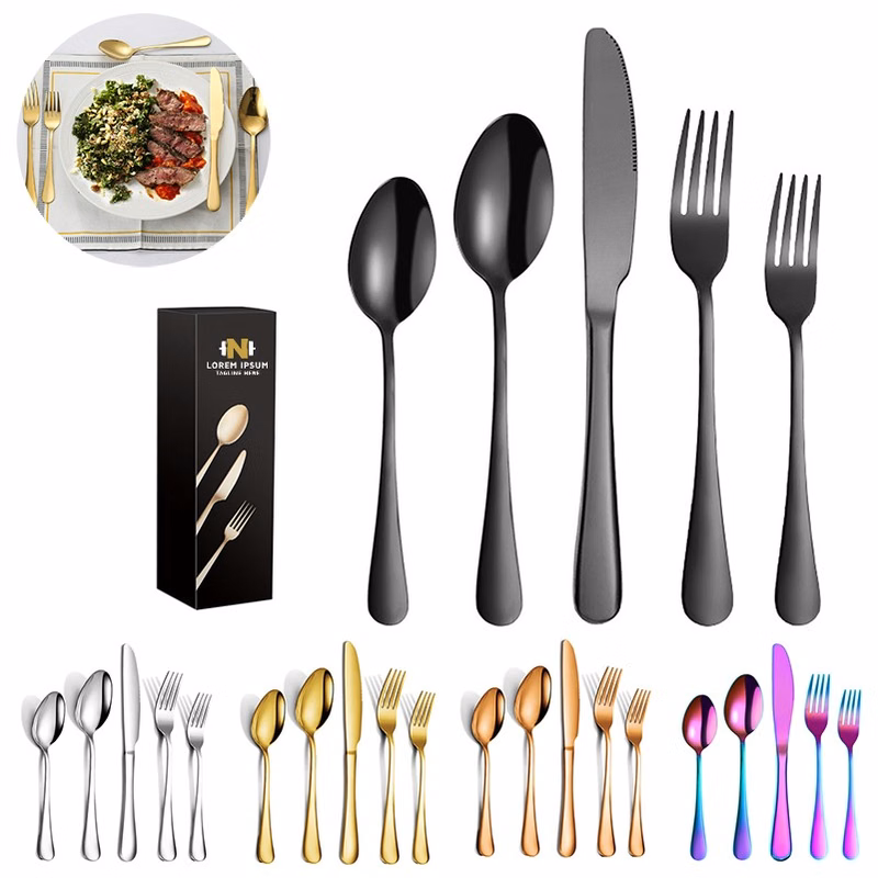 20 PCS Set for Stainless Steel Tableware Cutlery Set
