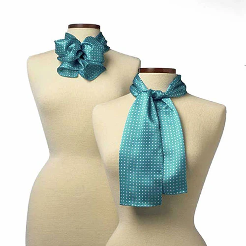 Teal Newport Silk Scarf - 8"x45" 1