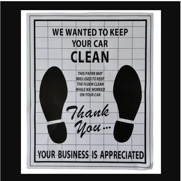 Disposable Car Mats 1