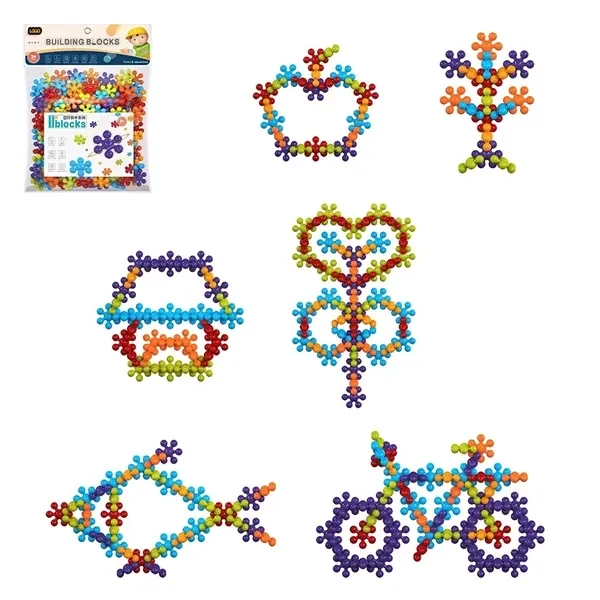 Interlocking Solid Plastic Building Blocks Set for Events, Gifting and Everyday Use 1