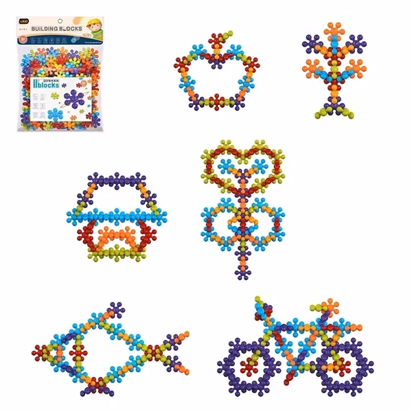 Interlocking Solid Plastic Building Blocks Set for Events, Gifting and Everyday Use