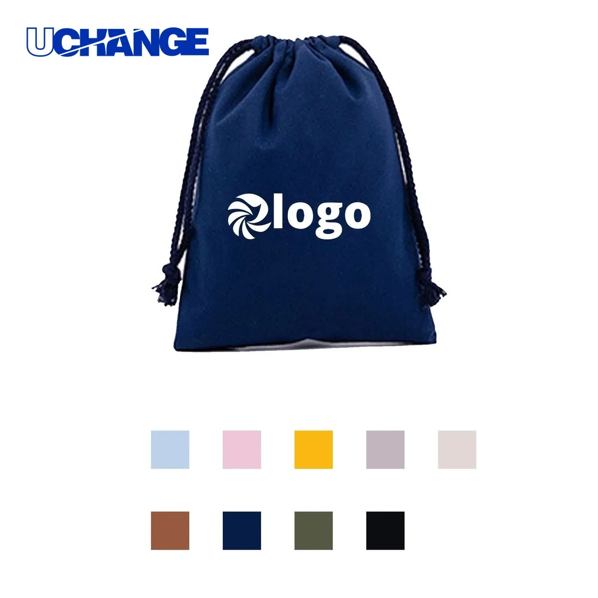 Cotton Muslin Drawstring Bag Organizer 1