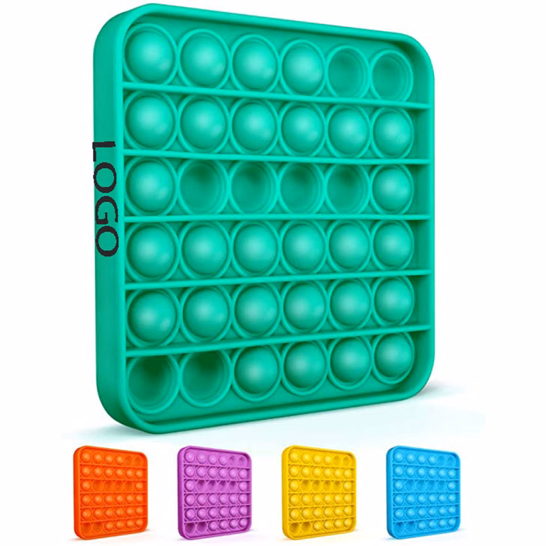 Silicone Stress Relief Push Pop Bubble Fidget Sensory Toy