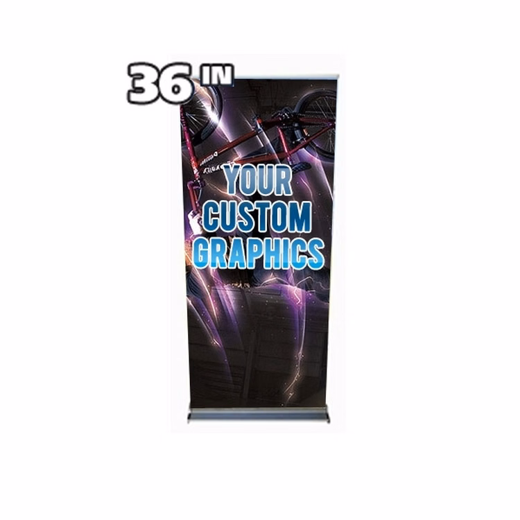 KingStep Retractable Banner 36inx90in Graphic