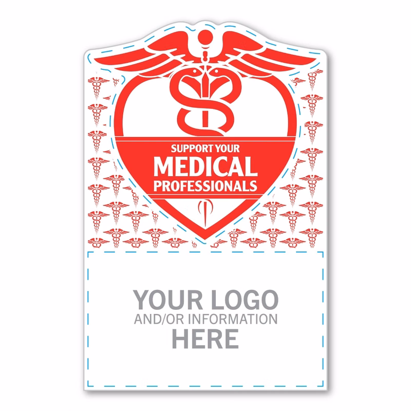 Support Medical Professionals Magnet - 3.625" x 5.51" - 20 mil