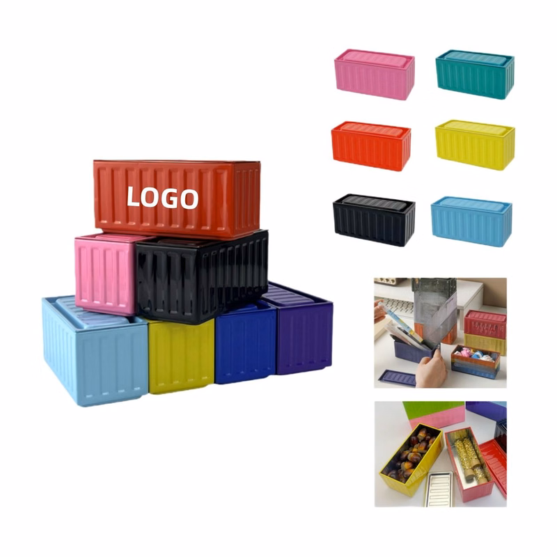 Multi-Layer Spray Painted Gift Tin