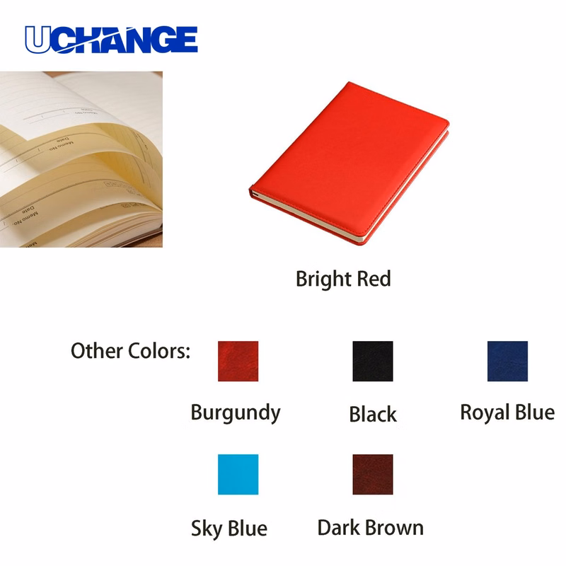 B5 Leather Notebook Journal for Corporate Use