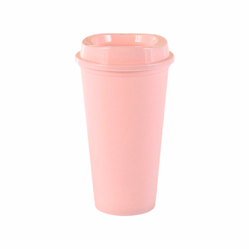 PP Coffee Cup 16 Ounce With Lid Reusable