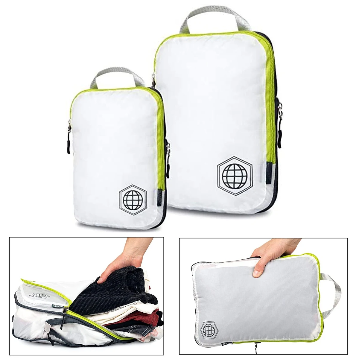 2 Set Compression Packing Cubes for Travel 1