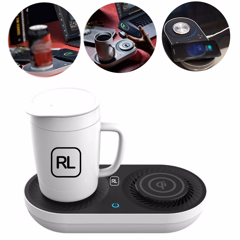 Wireless Fast Charger with Mug Warmer/Drink Cooler