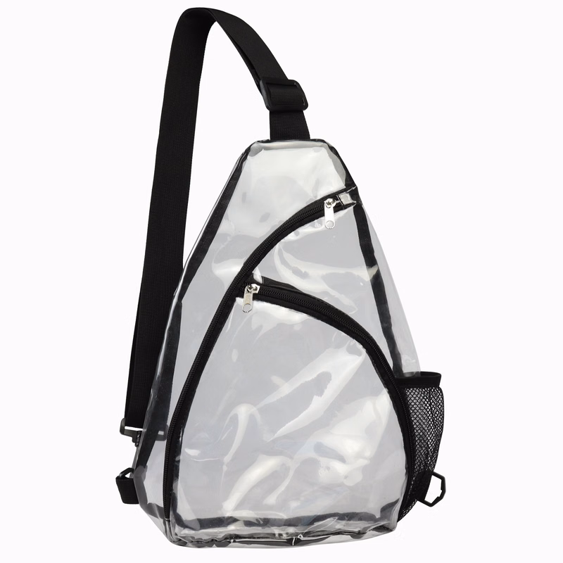 Biodegradable Clear Sling Bag