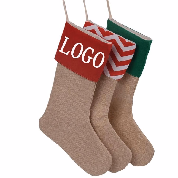 Canvas Christmas Stocking Bag