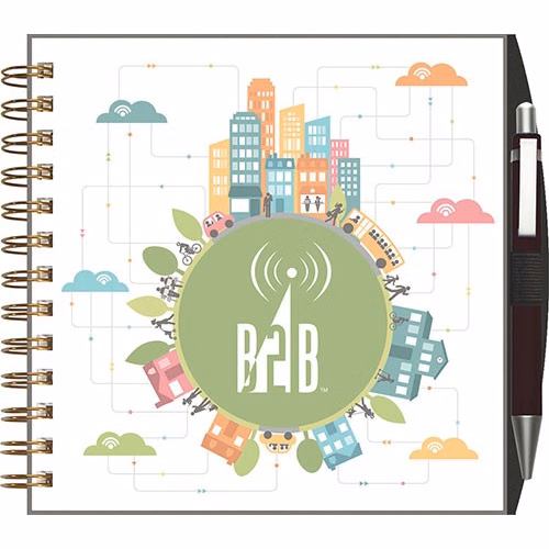 ClearView™ Journals - Square, PenPort, Pen