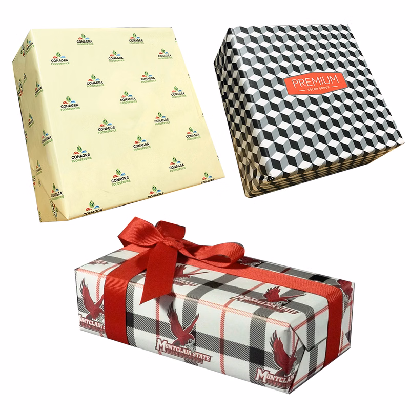 Custom Printed Full Color Gift Wrap - 23" x 30"