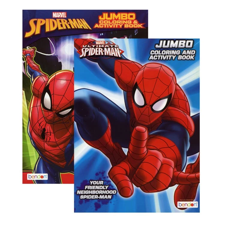 Spiderman Coloring Books - 2 Volumes 80 Pages 1