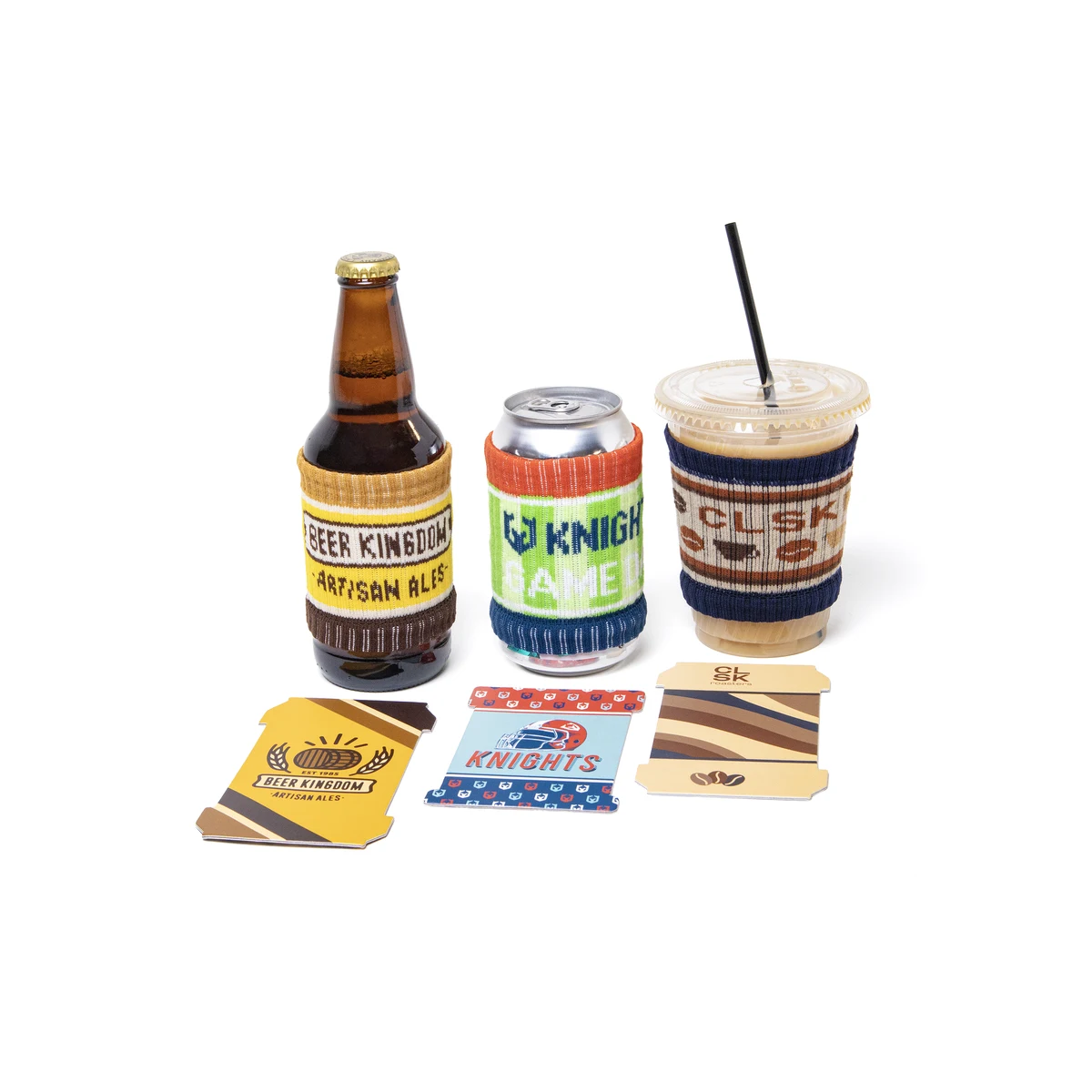 Can Cozy, custom koozie with logo imprint 1