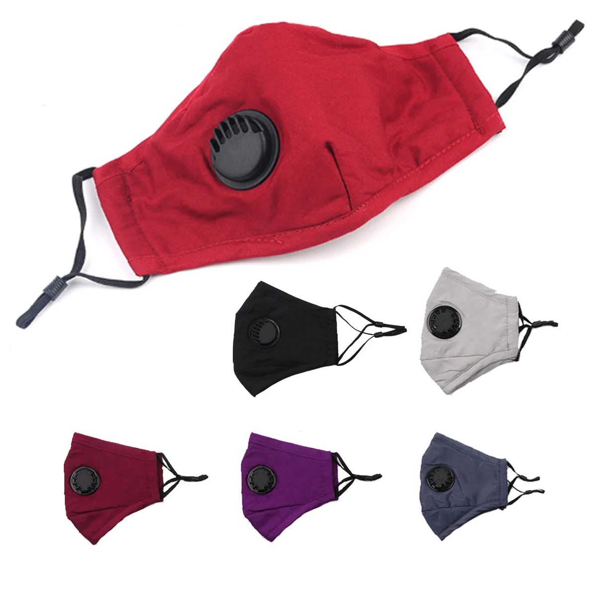Cotton Mask With Breathing Valve 1