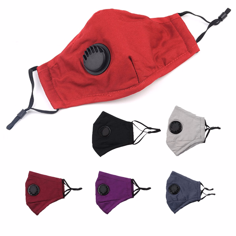 Cotton Mask With Breathing Valve