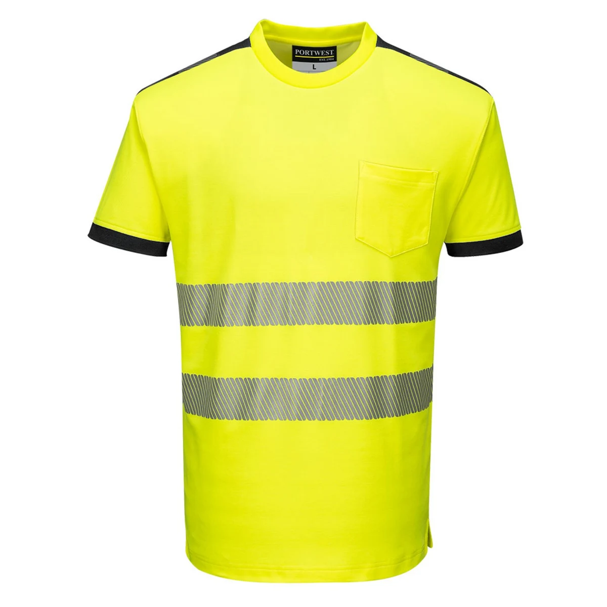 Portwest PW3 Hi-Vis Short Sleeve T-Shirt 1