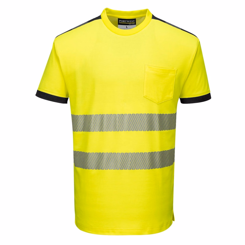 Portwest PW3 Hi-Vis Short Sleeve T-Shirt