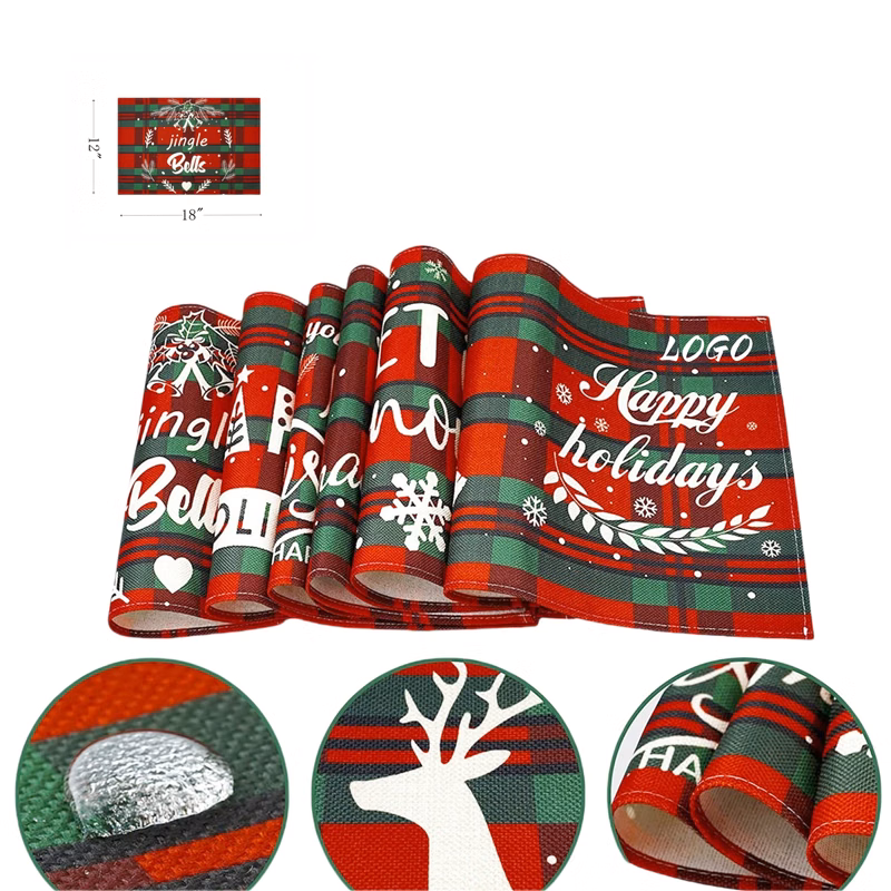 Christmas Decoration Vintage Table Mats