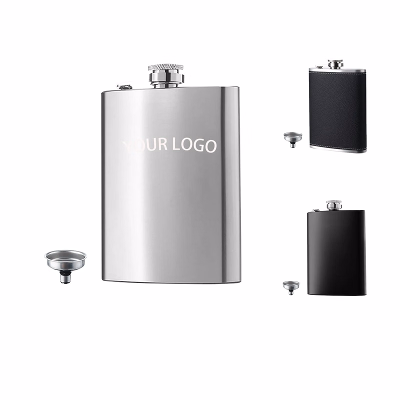 8Oz. Stainless Steel Hhip Flask Wine Bottle