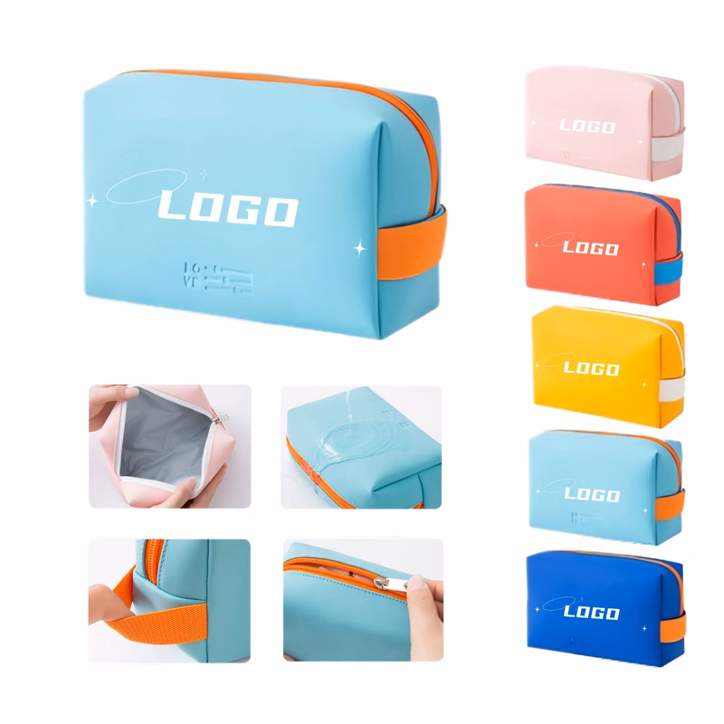 PU Cosmetic Bag Portable Cute Candy Color