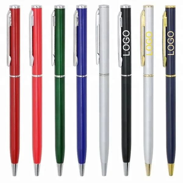 Promotional Slim Metal Hotel Pens 1
