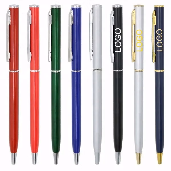 Promotional Slim Metal Hotel Pens