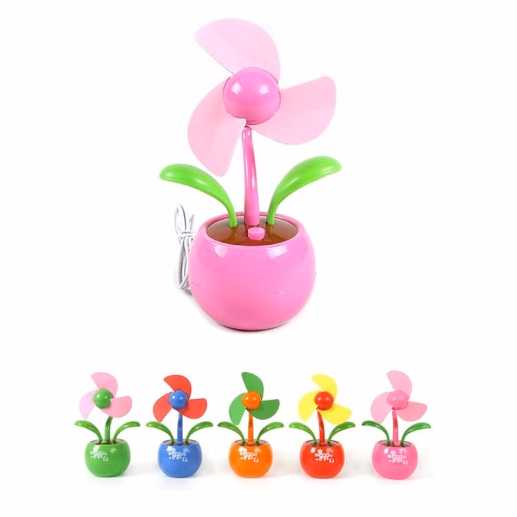 Flower Pot Desktop USB Fan