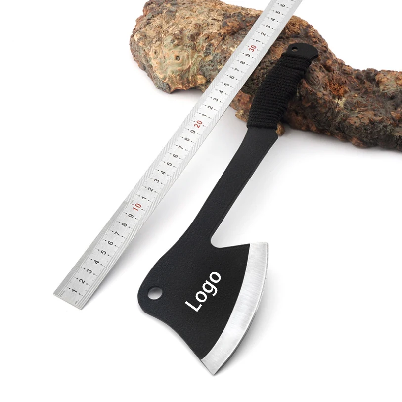 Multipurpose Camping Hatchet with Rope-Wrapped Handle 1