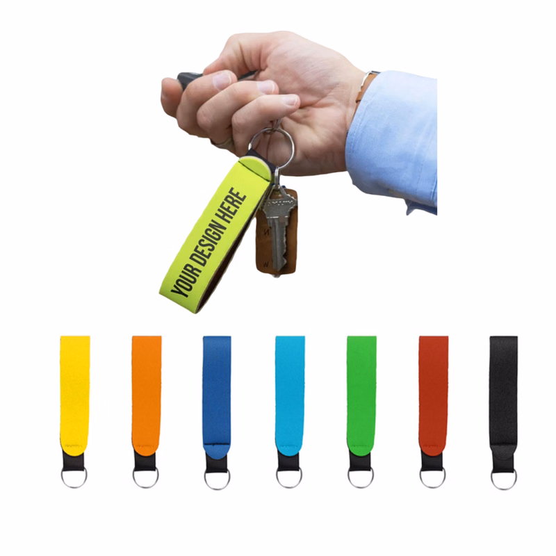 Color Pop Neoprene Key Ring