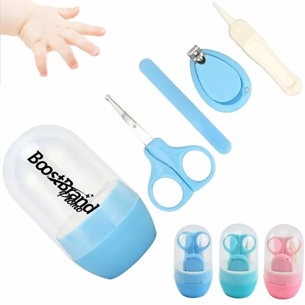 Custom Baby Nail Care Grooming Kit with Travel Case — Infant Care Essential