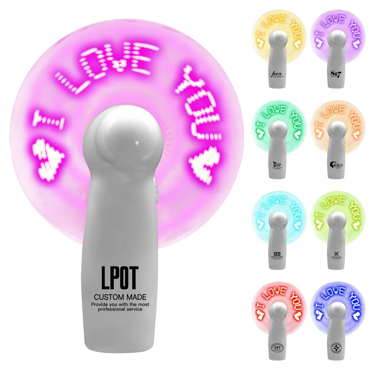 LED Programmable Electric Fan 1
