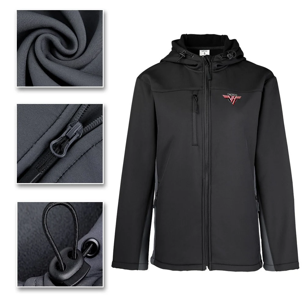 Men's Hooded Core Soft Shell Jacket 1