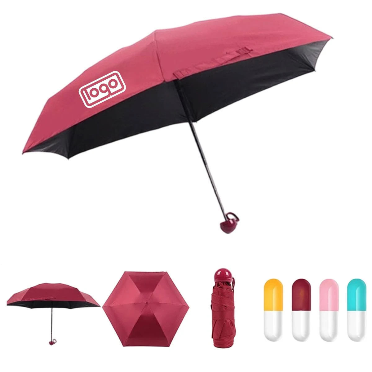 Capsule Design Folding Compact Min umbrella 1