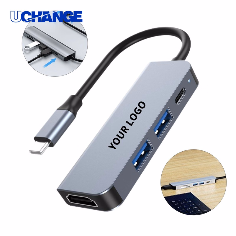 USB Type C Hub Four In One Adapter